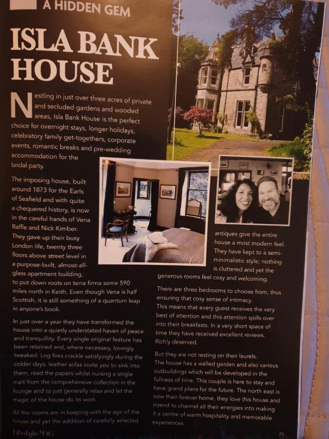 Isla Bank House Bed & Breakfast Keith Bagian luar foto